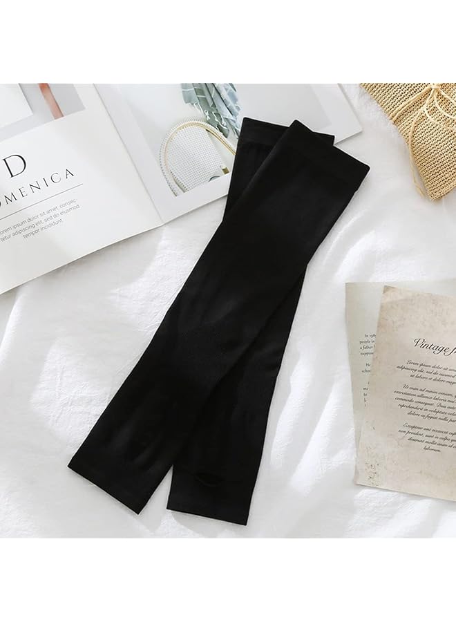 ECVV Arm Sleeves UV Protection 3 Pairs Breathable UPF 50 Long Sleeves Ice Arm Covers for Men Women Girl Adult Cooling Sleeve Cover for Outdoor Sports - Image 3