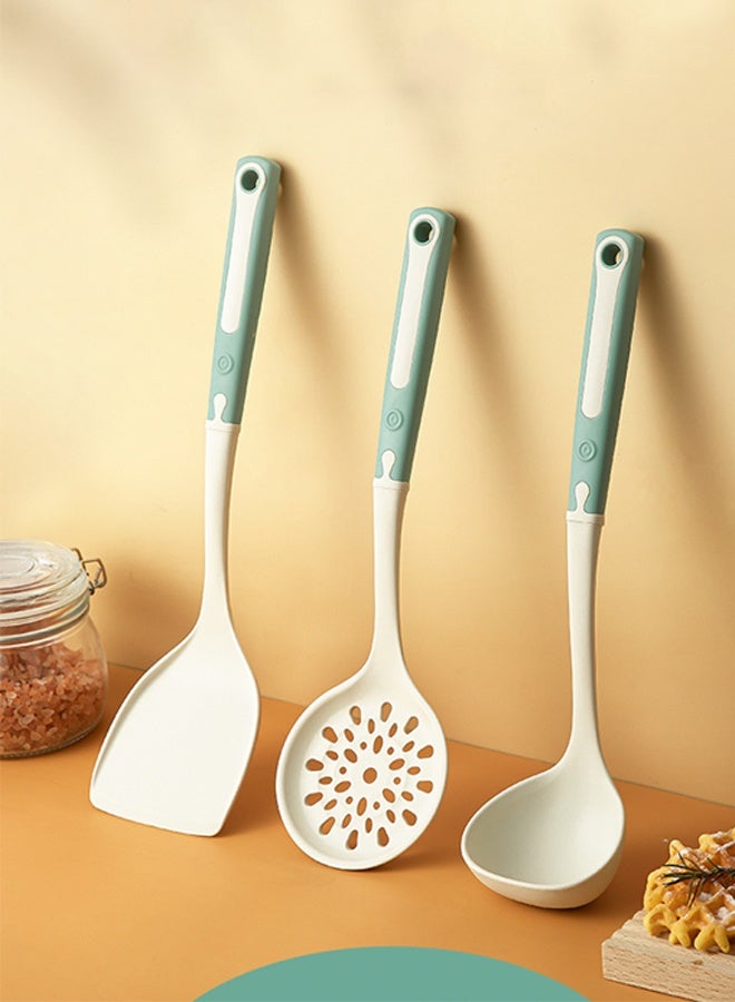 هومستر 3 جهاز كمبيوتر شخصي أدوات الطبخ السيليكون - 220 درجة مقاومة للحرارة مطبخ أدوات السيليكون مجموعة، ملعقة، مصفية، ملعقة - غسالة صحون آمنة - Image 1