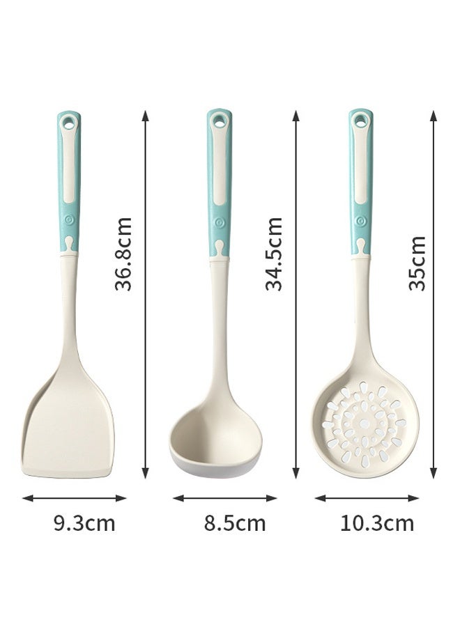 هومستر 3 جهاز كمبيوتر شخصي أدوات الطبخ السيليكون - 220 درجة مقاومة للحرارة مطبخ أدوات السيليكون مجموعة، ملعقة، مصفية، ملعقة - غسالة صحون آمنة - Image 5