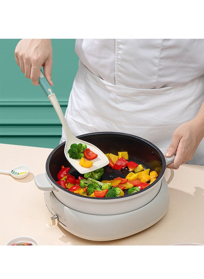 هومستر 3 جهاز كمبيوتر شخصي أدوات الطبخ السيليكون - 220 درجة مقاومة للحرارة مطبخ أدوات السيليكون مجموعة، ملعقة، مصفية، ملعقة - غسالة صحون آمنة - Image 4