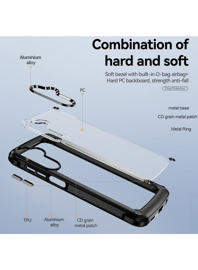 S-TOP Case For Samsung Galaxy A24 4G / A25 5G TPU + PC Lens Protection Phone Case - Image 5