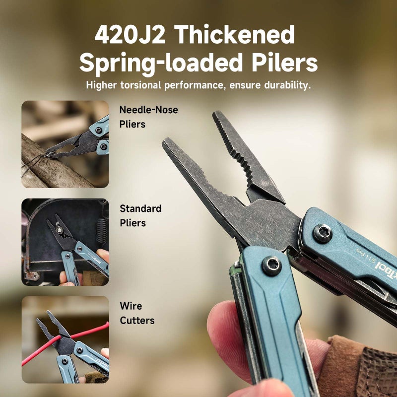NexTool Mini Sailor S11 Pro Keychain Multitool - Compact 12-in-1 EDC Multi Tool with Upgraded Materials, Lightweight Pocket Tool for Camping, Hiking, DIY & Gifts - Image 4