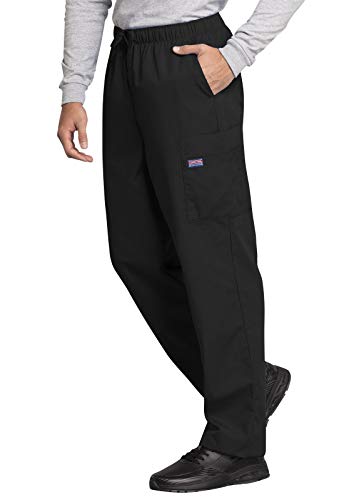 Cherokee Men's Big and Tall Originals Cargo Scrubs Pant, Black, XX-Large - Image 3