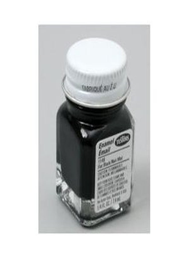 Testors Black Flat Testors Enamel Plastic Model Paint