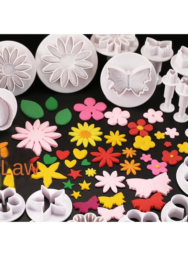 Bluejw 33 Pieces Of Steamed Bread Embossing Mold Cartoon Steamed Buns Pattern Steamed Bread Mold Home Baking Sugar Cake Tools Portuguese Music - Image 4