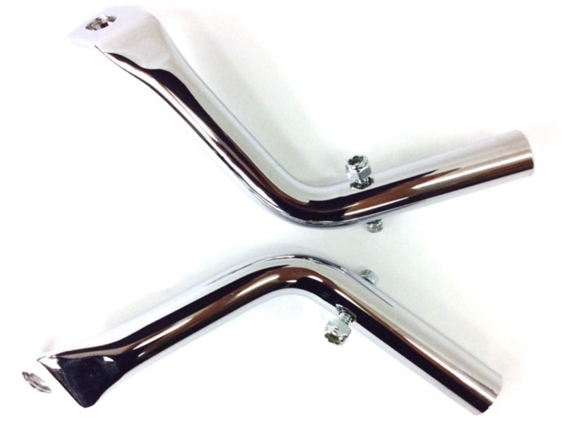 Eagle Skull 1993-2008 Chrome Eliminate Remove Saddle Bag Bar Guard Guards Eliminator Support Bracket Harley Davidson Touring like Electra Glide Road King Ultra Classic Limited CVO 46565-04 Saddlebag Support Kit S - Image 4