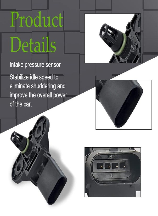Middrivr MAP Manifold Absolute Pressure Sensor, 0261230234 Manifold Absolute Air Pressure Map Sensor Fit for Audi A4 A6 A8 Q5 Q7, VW Golf Jetta Passat Beetle Rabbit - Image 3