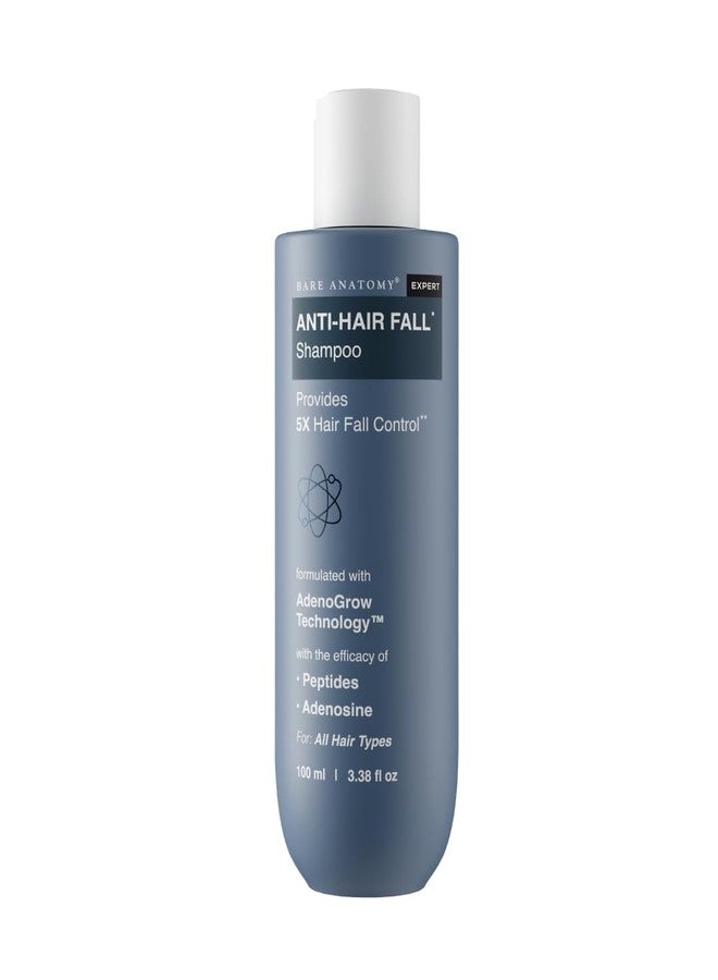 Bare Anatomy Anti Hair Fall Shampoo | 5x Hair Fall Control & Growth | Contains Biotin Adenosine, & Peptides | For All Hair Types | For Women & Men | 100ml - Image 1