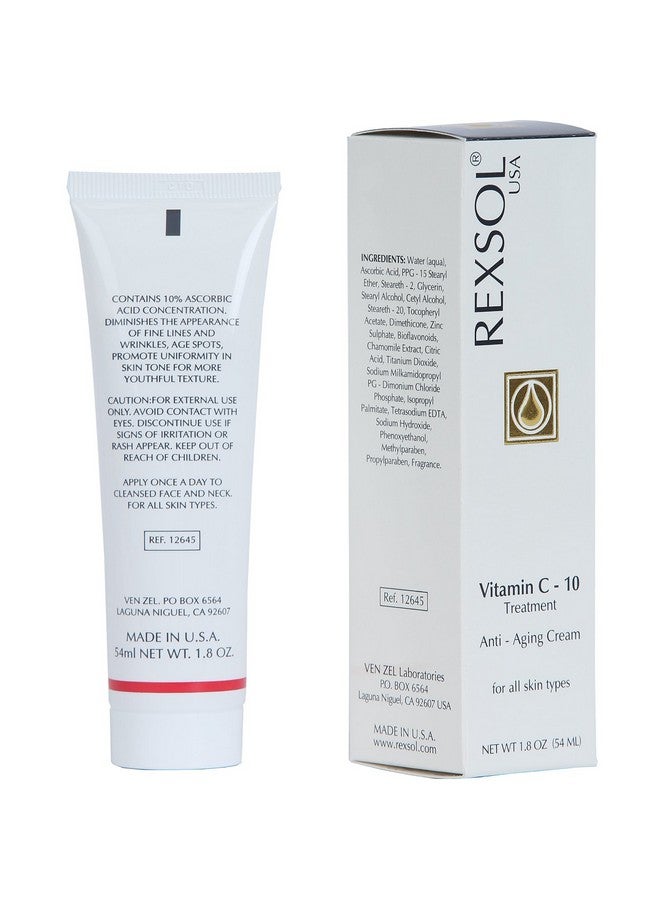 REXSOL 10% Vitamin C Treatment Antiwrinkle Cream - Image 2