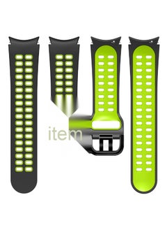 NIBEMINENT Samsung Watch 4/5/7 Dual-Color Silicone Watch Band  - Image 3