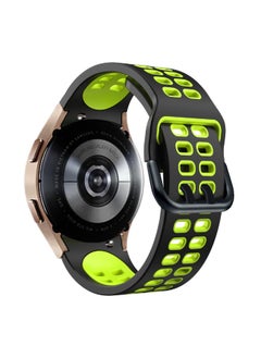 NIBEMINENT Samsung Watch 4/5/7 Dual-Color Silicone Watch Band  - Image 1