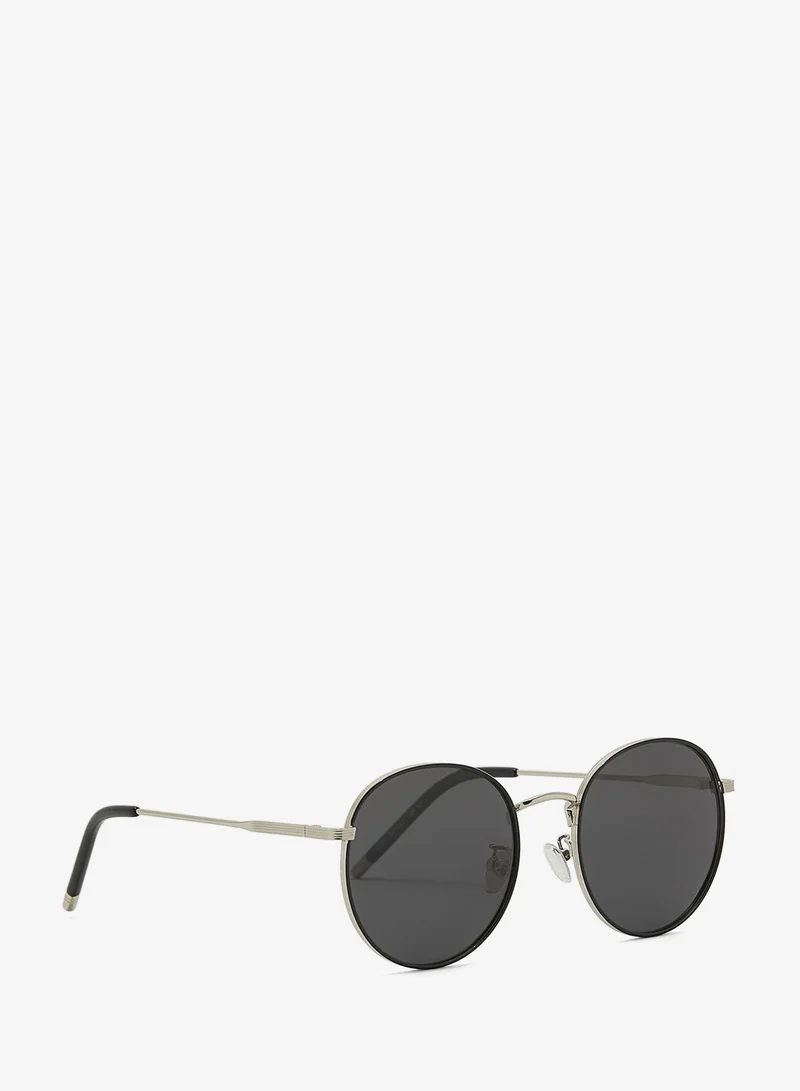 Robert Wood Polarized Sleek Edge Round Sunglasses