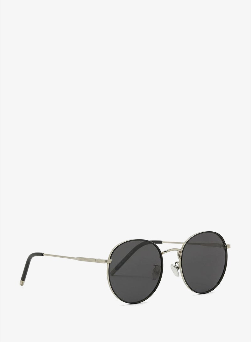 Robert Wood Polarized Sleek Edge Round Sunglasses - Image 1