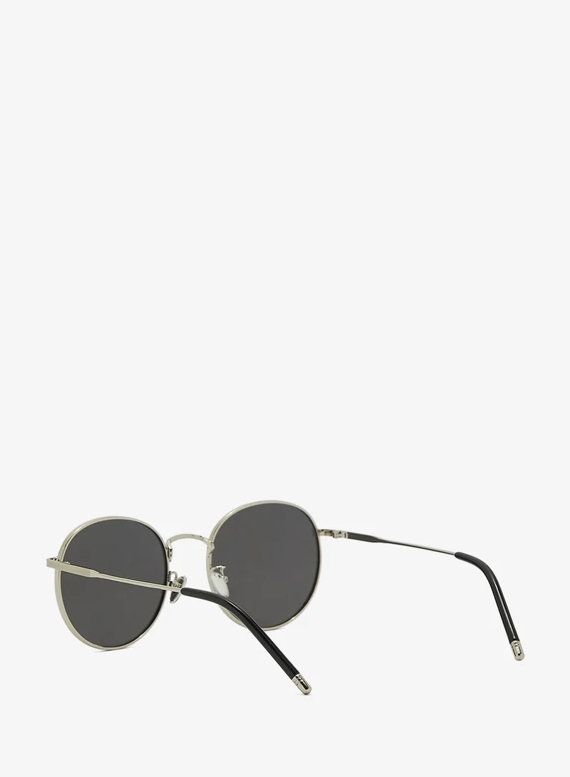 Robert Wood Polarized Sleek Edge Round Sunglasses