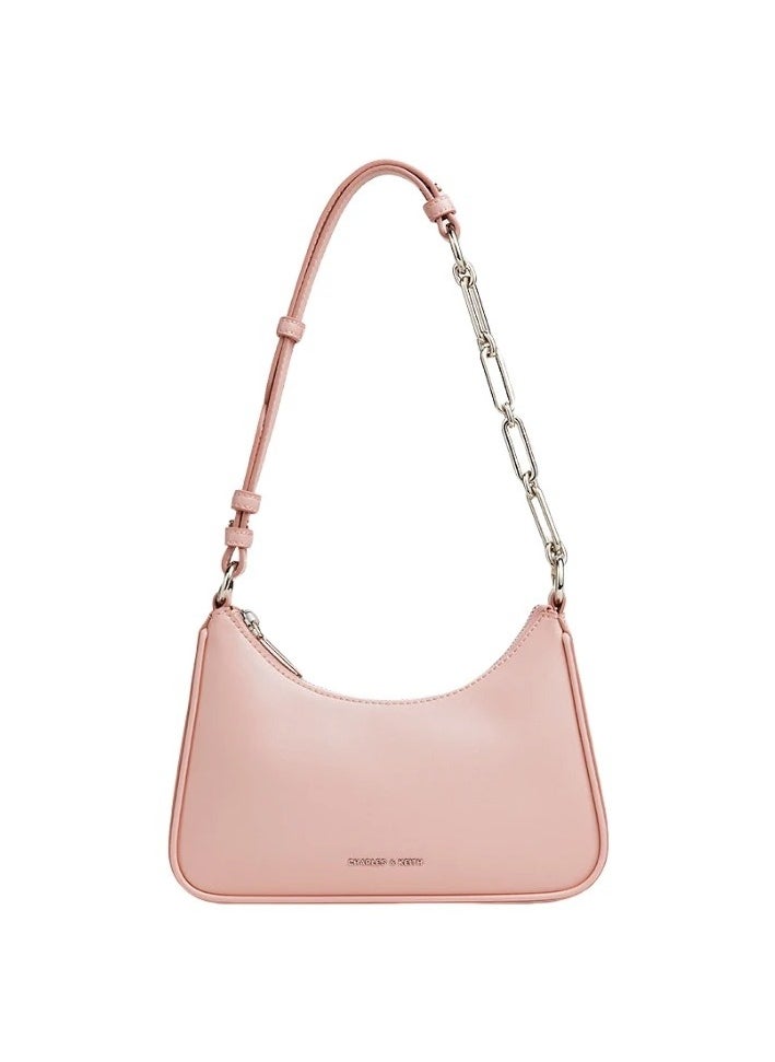 Charles & Keith - Charles & Keith Lane Chain-Link Shoulder Bag - Image 1