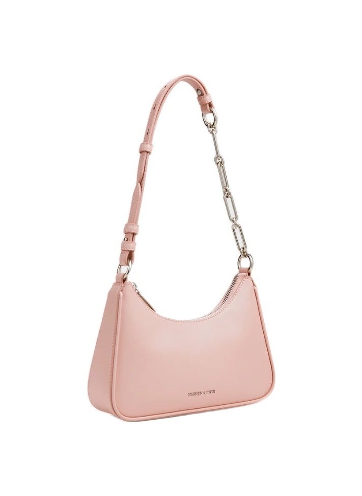 Charles & Keith - Charles & Keith Lane Chain-Link Shoulder Bag - Image 1