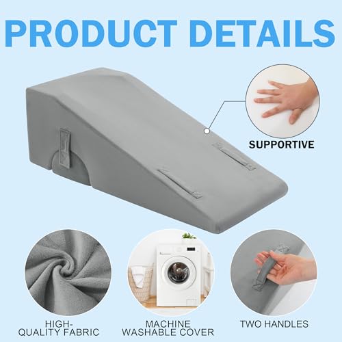 ROYALAY Knee Replacement Pillow, Leg Pillow for Knee Surgery Recovery with Different Height, Leg Surgery Recovery Equipment for Hip Foot Ankle, Single - Image 3