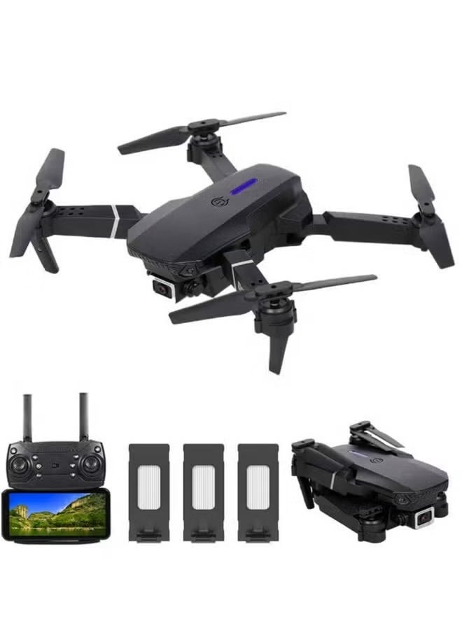 طائرة بدون طيار LS-E525 RC مزودة بكاميرا مزدوجة، وواي فاي FPV، وثبات الارتفاع والتحكم في الإيماءات  - Image 2