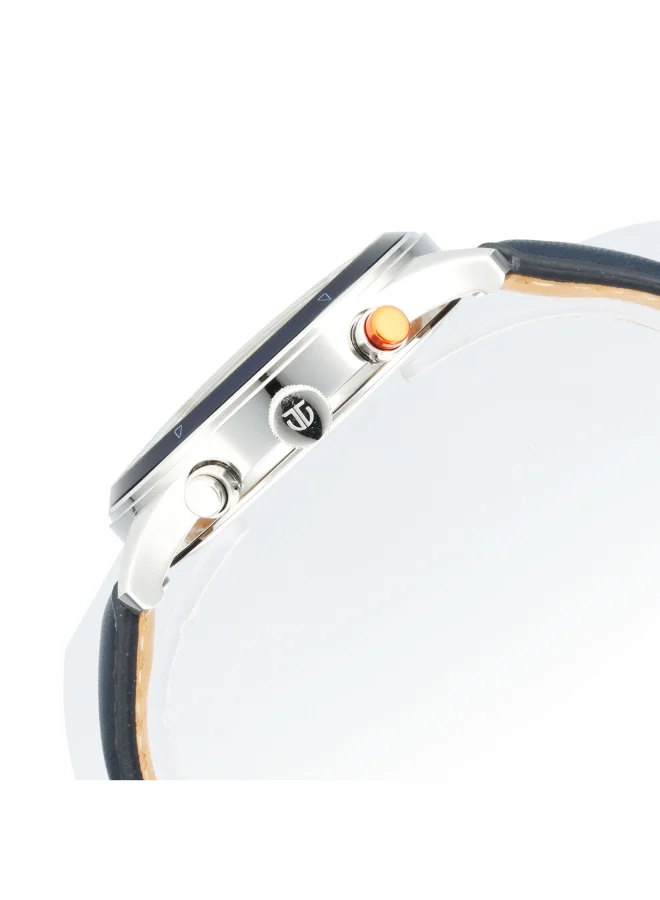 تيتان Men's Leather Analog Watch 1805KL01 - 50 mm