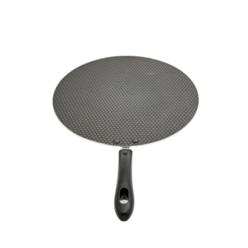 35cm Stripe Tawa Pan, Premium Non-Stick Round Cooking Surface, Durable Scratch-Resistant Coating, Ergonomic Heat-Resistant Handle for Comfortable Grip, Even Heat Distribution for Perfect Roti - Image 2