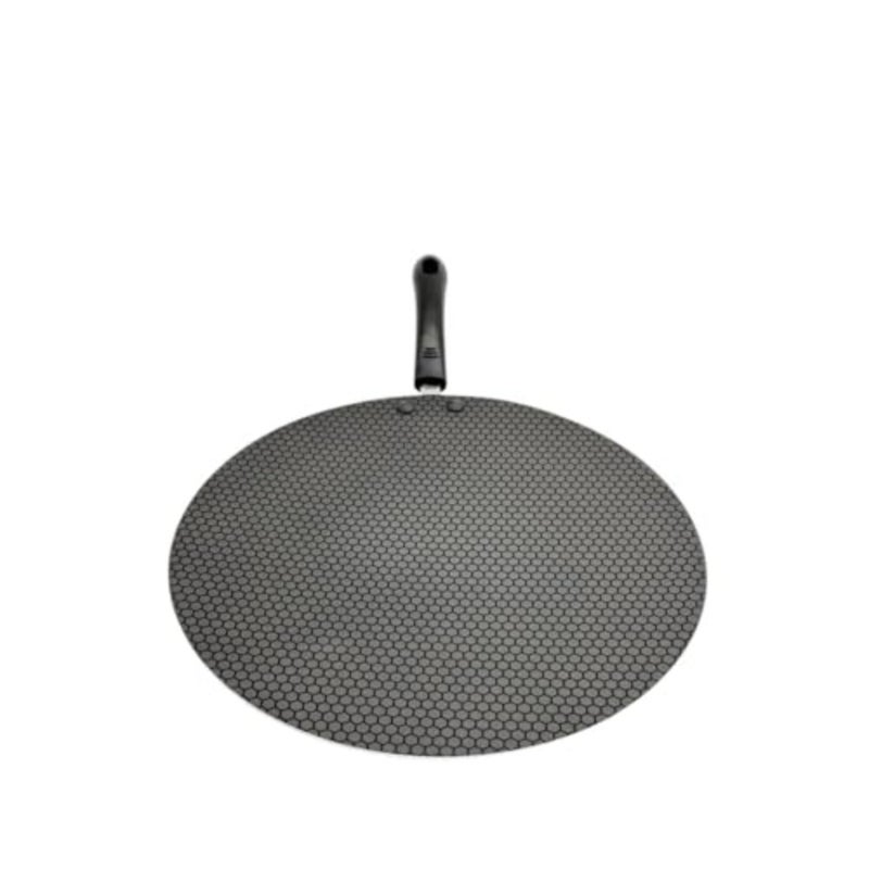 35cm Stripe Tawa Pan, Premium Non-Stick Round Cooking Surface, Durable Scratch-Resistant Coating, Ergonomic Heat-Resistant Handle for Comfortable Grip, Even Heat Distribution for Perfect Roti - Image 4