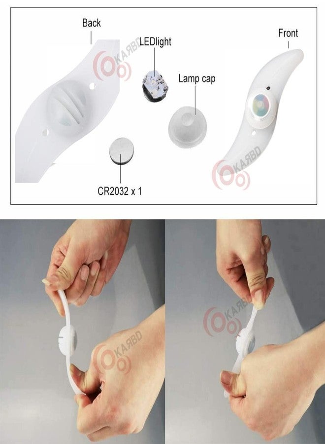 KARBD Spoke Light LED Bright Flashing Lamp Waterproof Blinking Cycling Reflectors for Mountain Bicycle Bike Scooty Cycle Decoration Strip Accessories Hot Wheel Rim Tyre (Pack of 2, Multicolour) - Image 5