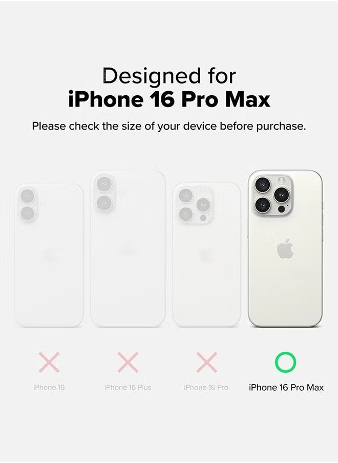 Raxoom 2-Pack iPhone 16 Pro Max Case & Screen Protector â€“ Clear TPU, Ultra Slim, Shockproof, Anti-Yellowing, Scratch-Resistant, Case Cover Clear - Image 5