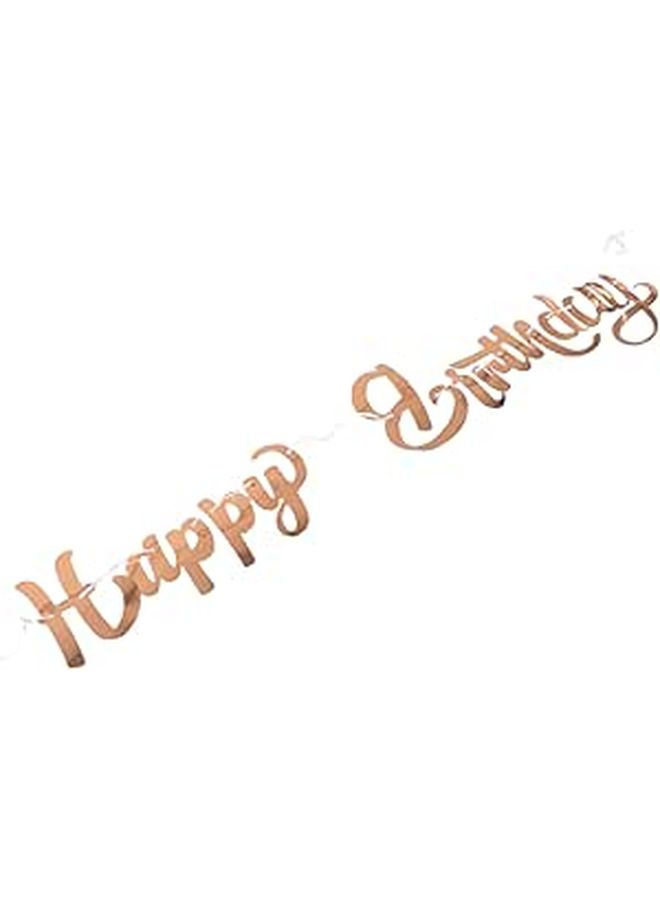 Reusable Happy Birthday Banner Elegant Party Decoration For All Ages - Image 1