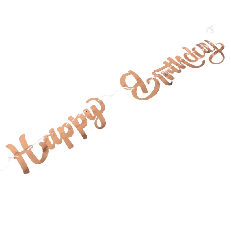 Reusable Happy Birthday Banner Elegant Party Decoration For All Ages - Image 2