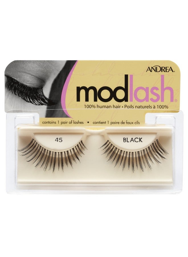 Andrea Mod Strip Lash Pair Style 45 (Pack Of 4) - Image 1