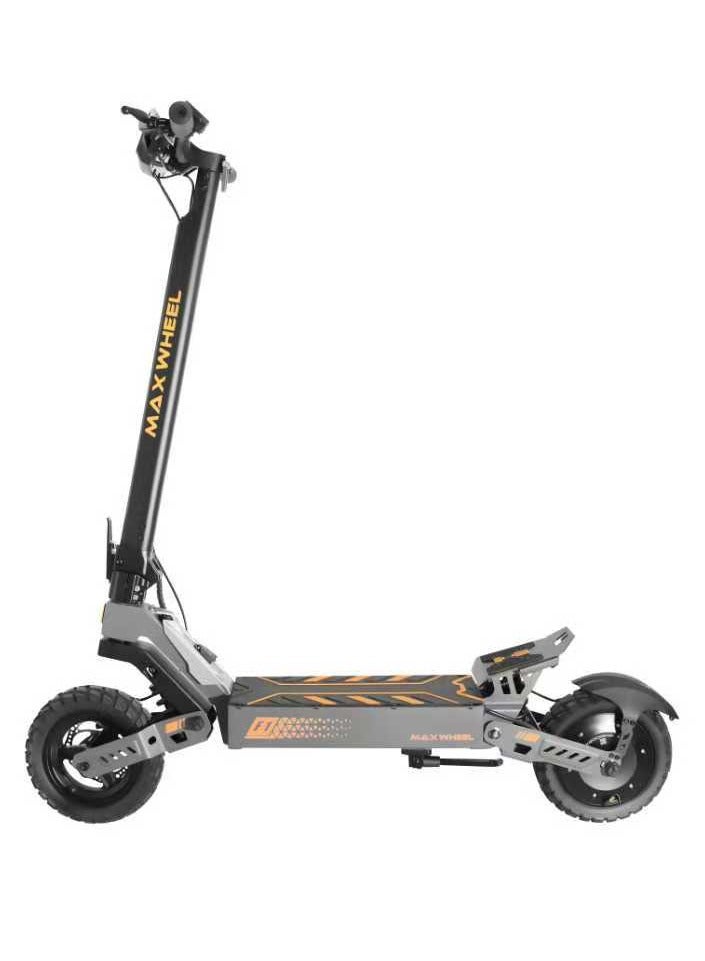 كروني سكوتر كهربائي عالي السرعة F1 للبالغين، محرك بدون فرش بقوة 1500 واط، بطارية 48 فولت 15.6 أمبير، مدى يصل إلى 55 كم، سرعة قصوى 50 كم/ساعة، سكوتر كهربائي مزدوج التعليق مناسب للطرق الوعرة للمراهقين، إطارات مفرغة من الهواء مقاس 10 بوصات، تصميم قابل للطي والحمل، تطبيق ذكي وشاشة لمس، هيكل من الألومنيوم شديد التحمل، نظام تعليق مزدوج، مدى طويل مع تطبيق، سكوتر كهربائي عالي السرعة للتنقل وجميع التضاريس - Image 1