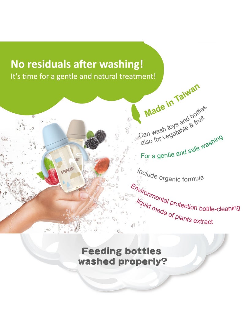 Farlin Food Cycle / Baby Liquid Cleanser 700ml (2+1 Bundle) – Natural, Antibacterial - Image 4