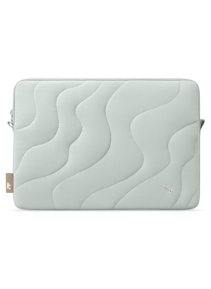 Tomtoc Terra-A27 360 Protective Puffy Laptop Sleeve for 14-inch MacBook Pro M4/M3/M2/M1 Pro/Max A3112 A3401 A3185 A2992 A2918 A2779 2024, 13.5/13.8-inch Surface Laptop 7(Copilot+ PC)/6/5/4/3 Eco-Friendly Laptop Sleeve  - Image 1