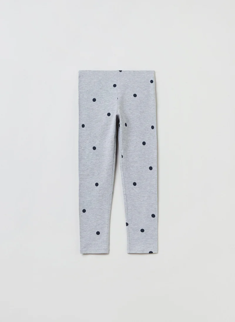 او في اس OVS Leggings With All-Over Print