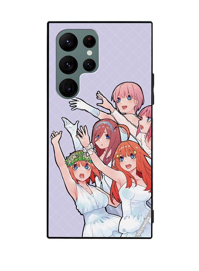 VR CREATIVE Protective Case Cover For Samsung Galaxy S22 Ultra 5G Go Toubun No Hanayom Design Multicolour - Image 1