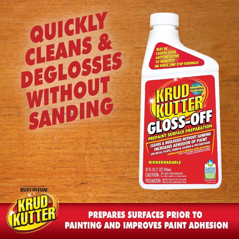 RUST-OLEUM Krud Kutter Gloss-Off Prepaint Surface Preparation Cleaner - 32 oz Bottle - Image 3
