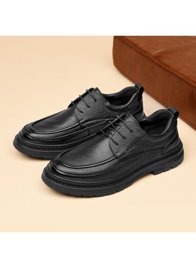 Septwolves Top Grain Leather】25 Years Men's Business Casual Shoes Genuine Leather Low Heel Dress Shoes For Business Commuting - Image 5