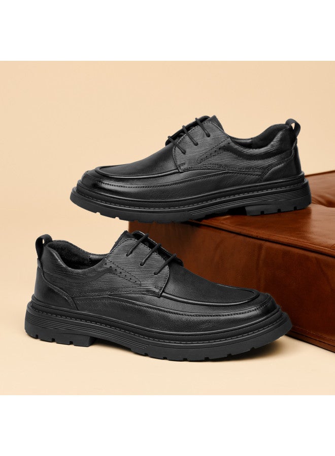 Septwolves Top Grain Leather】25 Years Men's Business Casual Shoes Genuine Leather Low Heel Dress Shoes For Business Commuting - Image 2