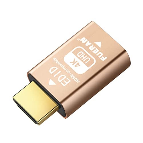 FUERAN HDMI edid Emulator–Through for Video Splitters, Switches, Extenders & AV Receivers – Dummy hdmi Emulator, Stable Signal Output(3840x2160@59Hz(default-1080P)) - Image 1