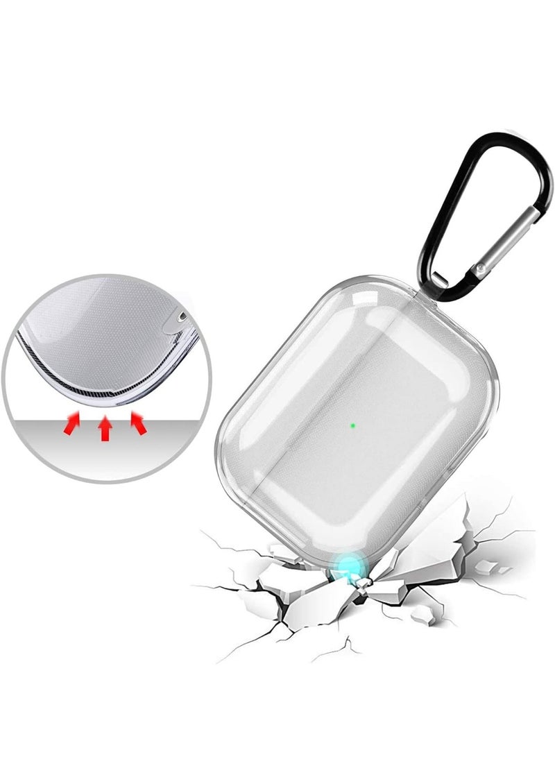 Case for AirPods Pro 3 Clear Case 2025, Military-Grade Shockproof, Soft TPU Highly Transparent Anti-Yellowing for AirPods Pro3 Case with Keychain (Case With Keychain) - Image 2