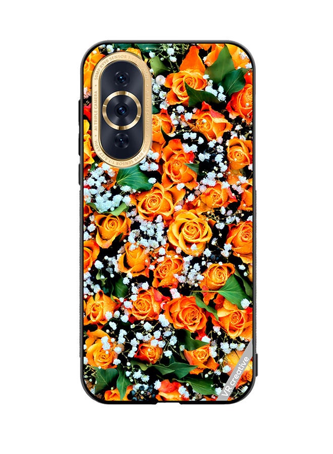 VR CREATIVE Protective Case Cover For Huawei Nova 10 Real Flower Design Multicolour - Image 1