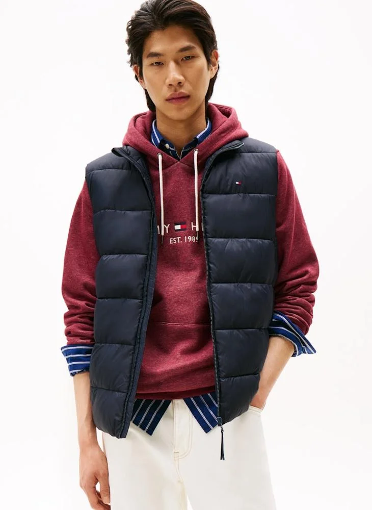 TOMMY HILFIGER Logo Gilets Puffer Jacket