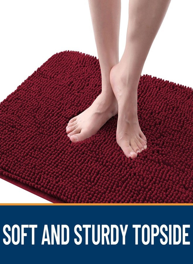 OLANLY Dog Door Mat for Muddy Paws, Absorbs Moisture and Dirt, Absorbent Non-Slip Washable Mat, Quick Dry Microfiber, Mud Mat for Dogs, Entry Indoor Door Mat for Inside Floor(48x30 Inches, Burgundy) - Image 4