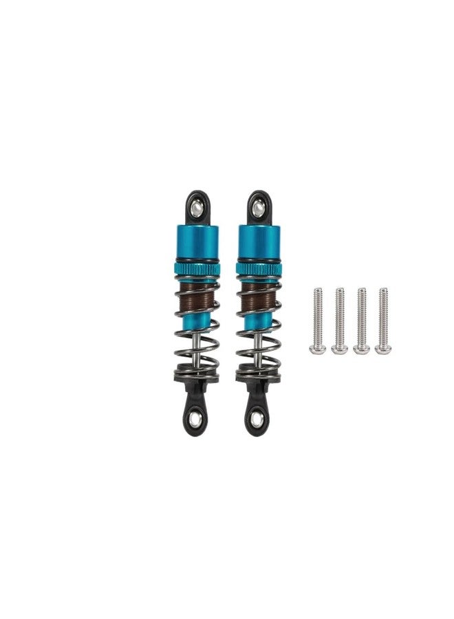 RCJUMPANT Rc Shocks Oil Filled,2PCS 52mm-120mm Oil Leakproof For 1/10 RC Buggy Truggy On Road Touring Drift Cars Monster Trucks Upgrade Parts (2pcs 55mm blue) - Image 1