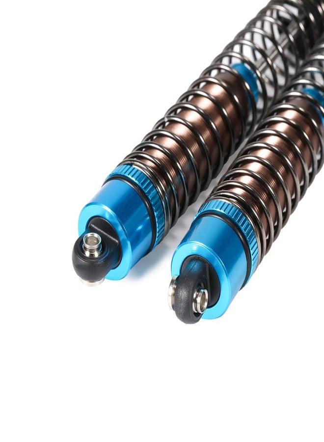 RCJUMPANT Rc Shocks Oil Filled,2PCS 52mm-120mm Oil Leakproof For 1/10 RC Buggy Truggy On Road Touring Drift Cars Monster Trucks Upgrade Parts (2pcs 55mm blue) - Image 5