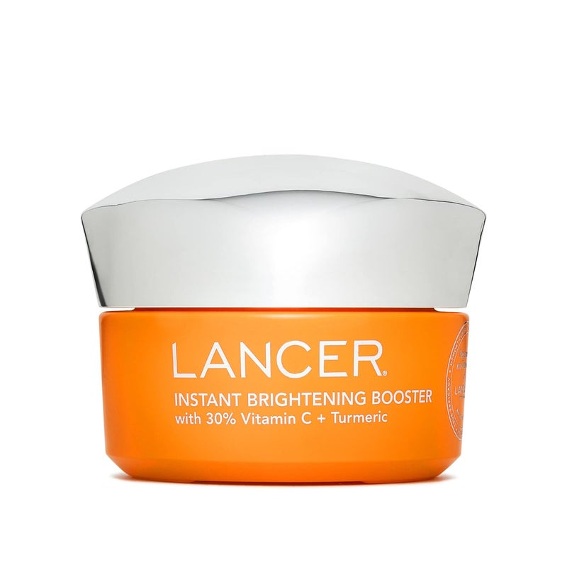 Lancer Skincare Instant Brightening Booster with 30 Vitamin C and Turmeric Exfoliating AntiAging Night Cream 17 Fluid Ounces