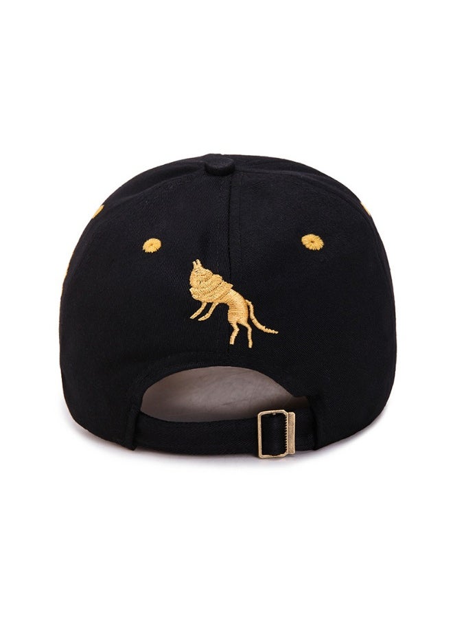 NIBEMINENT - Fashionable Baseball Cap Embroidered Sun Hat With Adjustable Buckle For Daily Wear And Outdoor Sports For Men Women - Image 1