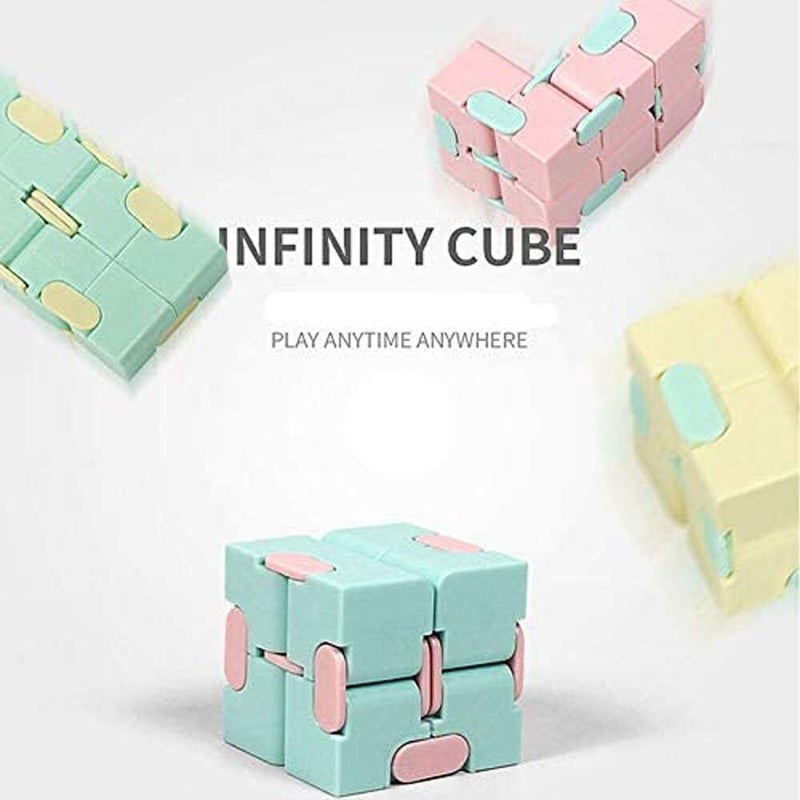 klarako Infinity Fidget Cube for Children and Adults Stress and Anxiety Relief Cool Hand Mini Kill Time Toys Infinity Cube for ADD ADHD - Image 2