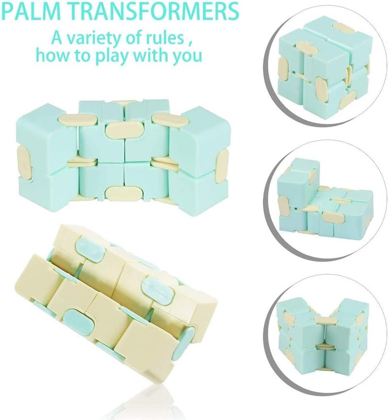 klarako Infinity Fidget Cube for Children and Adults Stress and Anxiety Relief Cool Hand Mini Kill Time Toys Infinity Cube for ADD ADHD - Image 5