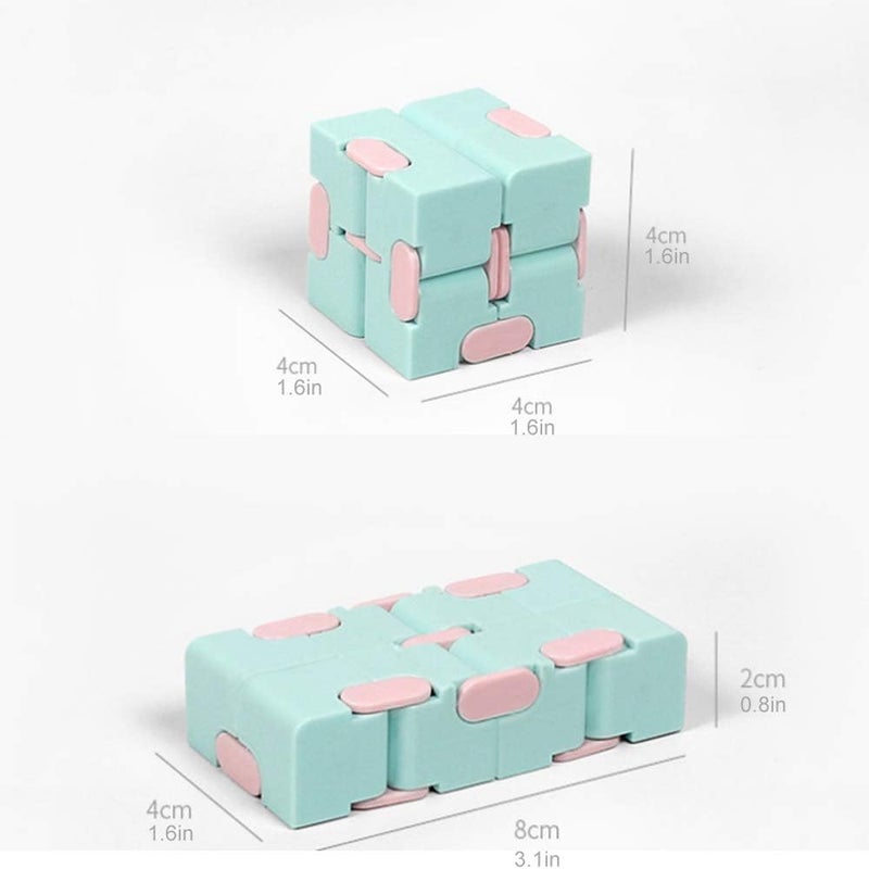 klarako Infinity Fidget Cube for Children and Adults Stress and Anxiety Relief Cool Hand Mini Kill Time Toys Infinity Cube for ADD ADHD - Image 3